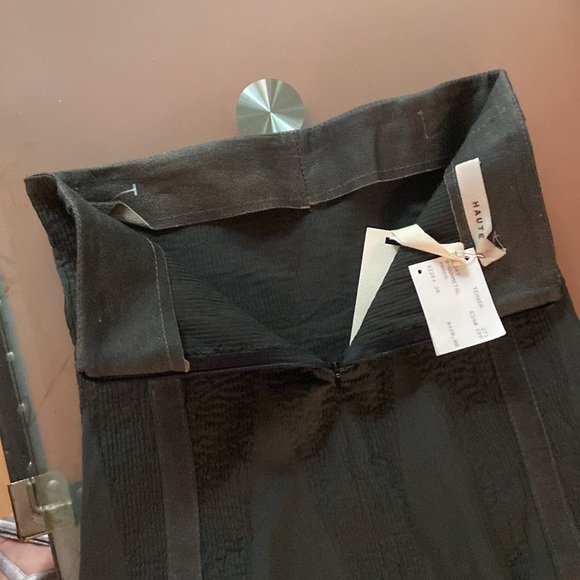 Haute - Rare Genuine Italian leather skirt 2/4 - Picture 12 of 16